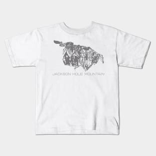 Jackson Hole Mountain Resort 3D Kids T-Shirt